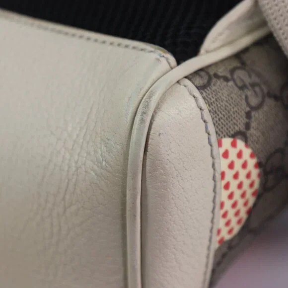 Gucci GG Supreme Canvas Le Pomme Apple Heart Backpack - Picture 12 of 16